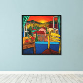 Liefde voor Jeruzalem van Jonathan Kis-Lev Canvas Afdruk (Insitu (Houten vloer))