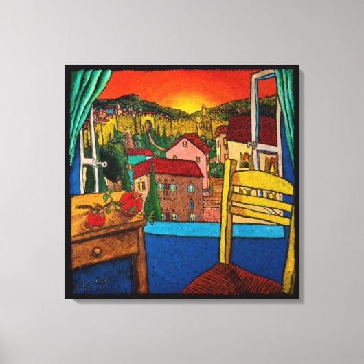 Liefde voor Jeruzalem van Jonathan Kis-Lev Canvas Afdruk (Voorkant)