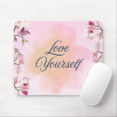 Liefde voor jezelf esthetische muismat (Met muis)