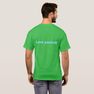 Liefde voor jezelf is belangrijker dan jezelf nege t-shirt