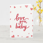 Liefde voor jou baby speciale kaart (Gele Bloem)