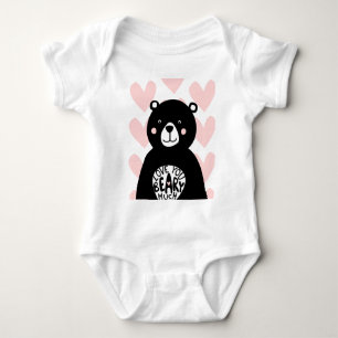 Liefde voor jou Beary Veel Knuffel Beer Meisjesach Romper