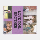 Liefde Voor Jou Broer Fleece Dekbed Deken (Voorkant (Horizontaal))