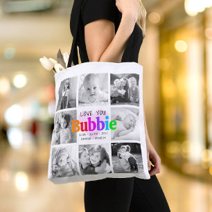 Liefde voor jou Bubbie Kleurrijke moderne 8 foto c Tote Bag