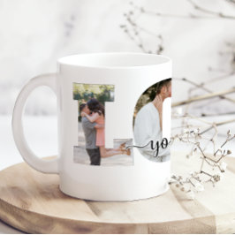 Liefde voor Jou en Mij Voeg Foto en Naam Toe Koffiemok