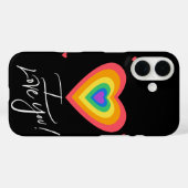 Liefde voor jou en regenboog hart Case-Mate iPhone case (Achterkant (horizontaal))