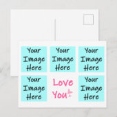 Liefde voor Jou Gepersonaliseerd Briefkaart (Voorkant / Achterkant)