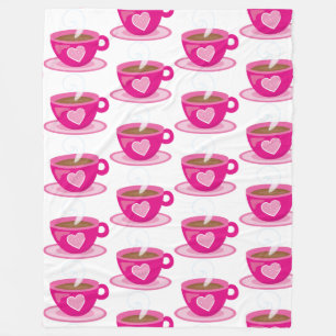 Liefde voor jou groter dan voor koffie Valentijnsd Fleece Deken