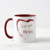 Liefde voor jou groter mok (Links)