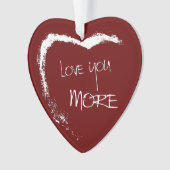Liefde voor jou groter ornament (voorkant)