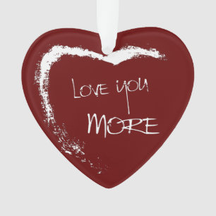 Liefde voor jou groter ornament