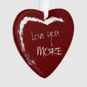 Liefde voor jou groter ornament (voorkant)