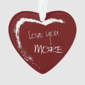 Liefde voor jou groter ornament (achterkant)