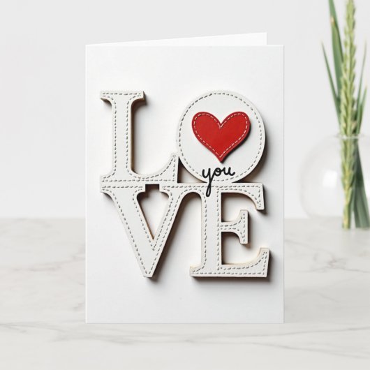 Liefde voor Jou Hart Kaart (Voorkant)