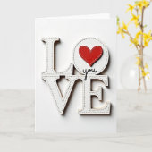 Liefde voor Jou Hart Kaart (Gele Bloem)