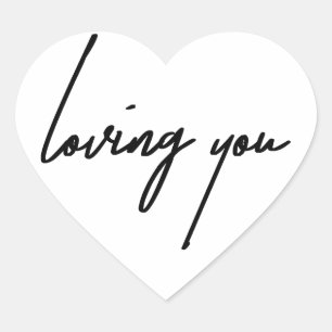 Liefde voor jou hart sticker