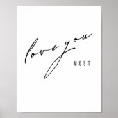liefde voor jou het meest. Poster & Prints (Voorkant)