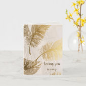 Liefde voor jou is makkelijk kaart (Gele Bloem)