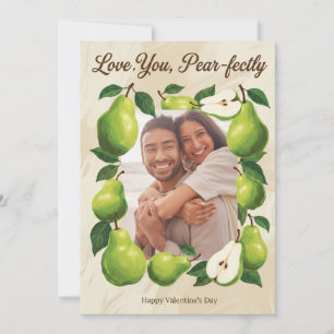 Liefde voor Jou is Perfect   Mooie Botanische Frui Feestdagenkaart