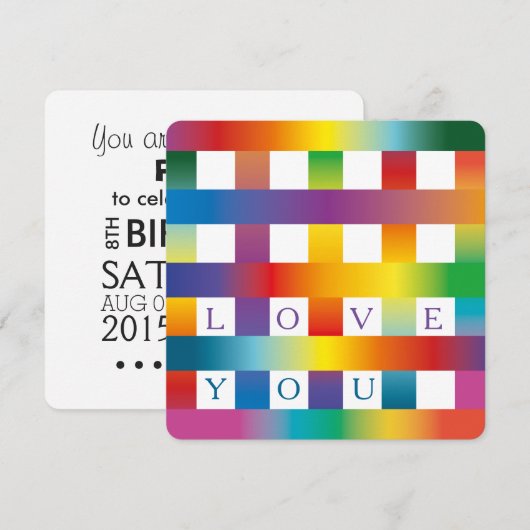 Liefde voor jou kaart (Voorkant / Achterkant)