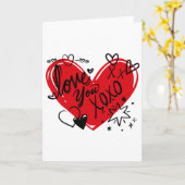 Liefde voor jou kaart (Gele Bloem)