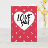 Liefde voor jou kaart (Gele Bloem)