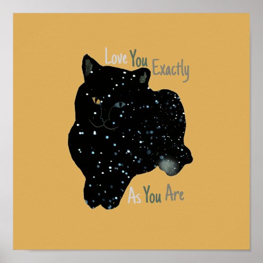 Liefde voor jou kat thema poster (Voorkant)