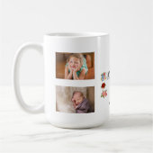 Liefde voor jou mama Angela Script Bloemige Wrap D Koffiemok (Links)