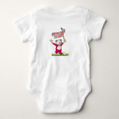 Liefde voor jou Mama Beer Baby Bodypakje Romper (Achterkant)