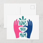 Liefde voor jou mama briefkaart (Voorkant / Achterkant)