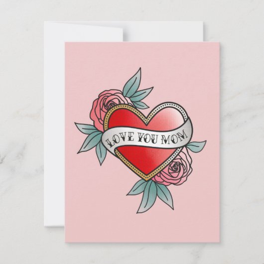 Liefde voor jou mama feestdagenkaart (Voorkant)