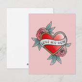 Liefde voor jou mama feestdagenkaart (Voorkant / Achterkant)