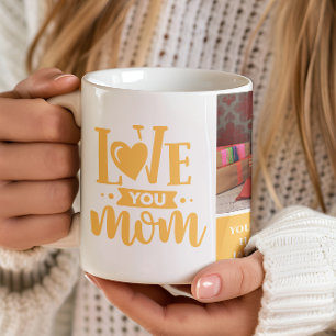 Liefde Voor Jou Mama Gele Moederdag Geschenk Koffiemok