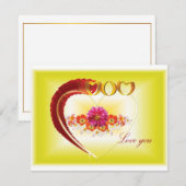 Liefde voor jou mama Zalige Moederdag kaart (Voorkant / Achterkant)