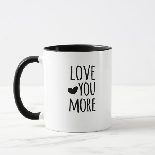 Liefde voor Jou Meer Citatetijdloze Klassieke Stij Mok (Links)