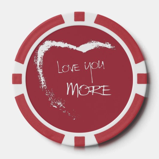 Liefde voor jou meer poker chips (Voorkant)
