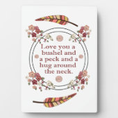 Liefde voor jou met emmer en maat fotoplaat (voorkant)