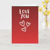Liefde voor jou met Hartjes Kaart (Gele Bloem)