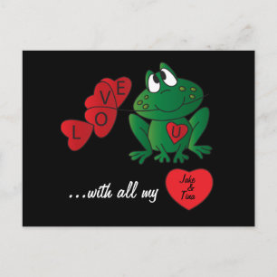 Liefde voor jou met heel mijn hart briefkaart