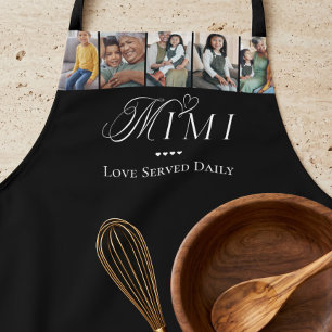 Liefde voor jou Mimi Aandenken Collage met foto's Schort