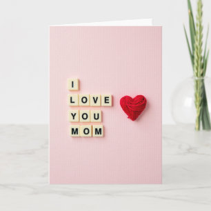 Liefde voor jou Moeder Garenzwarthart Kunstkaart Kaart