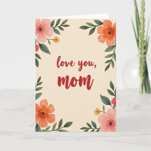 Liefde voor jou Moeder Kunstkaart Kaart