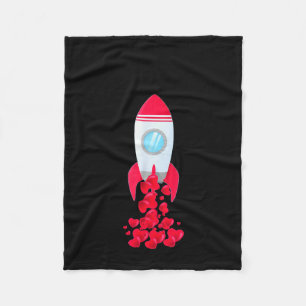 Liefde voor jou naar de maan en terug ruimte shirt fleece deken