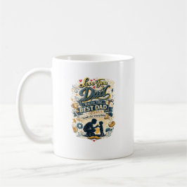 Liefde voor jou papa Beste papa ooit vintage ontwe Koffiemok