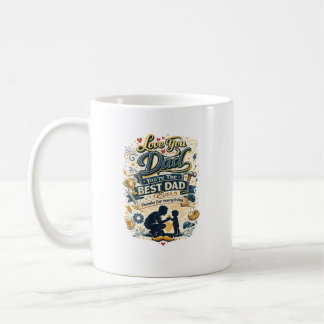 Liefde voor jou papa Beste papa ooit vintage ontwe Koffiemok