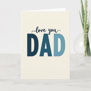 Liefde voor jou papa Gradiënt briefkaart