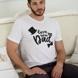 Liefde voor jou Papa - Vaderdag Overlay T-shirt