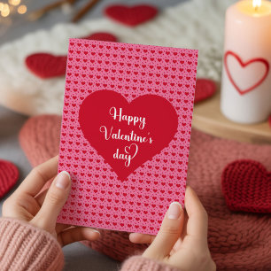 Liefde voor jou Rode Hartjes Valentijnsdag Wenskaa Feestdagenkaart