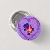 Liefde - voor jou ronde button 3,2 cm (Voorkant /achterkant)