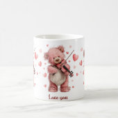 Liefde voor jou Teddy met viool Koffiemok (Center)
